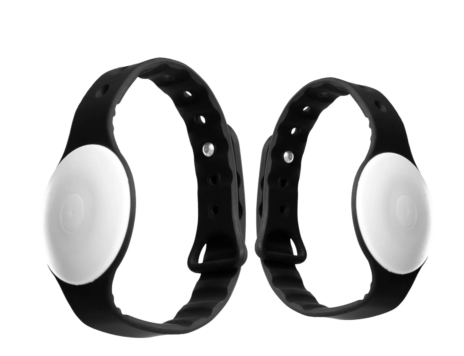 Zwei klikkr-Armbänder